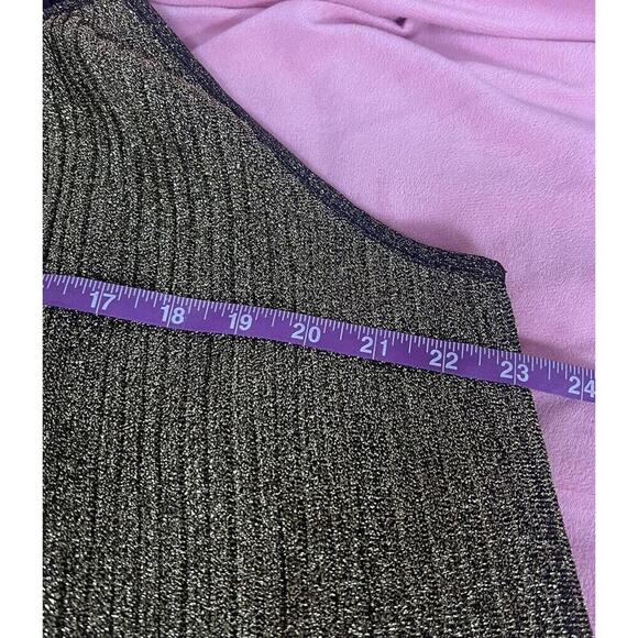 Gold Metallic Womens Blouse By A.N.A. size XL - Picture 4 of 8